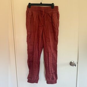 a new day Women's Joggers in Deep Rust